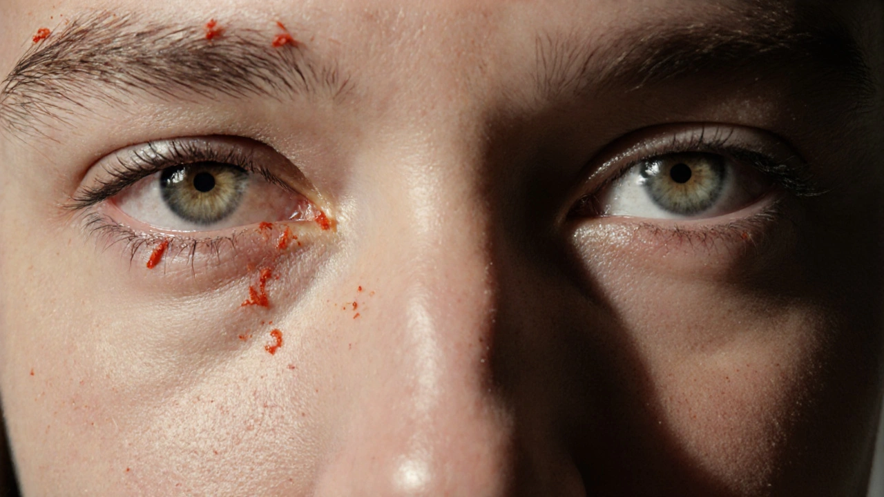 Jak vypadají oči po drogách: známé příznaky a co skrývají